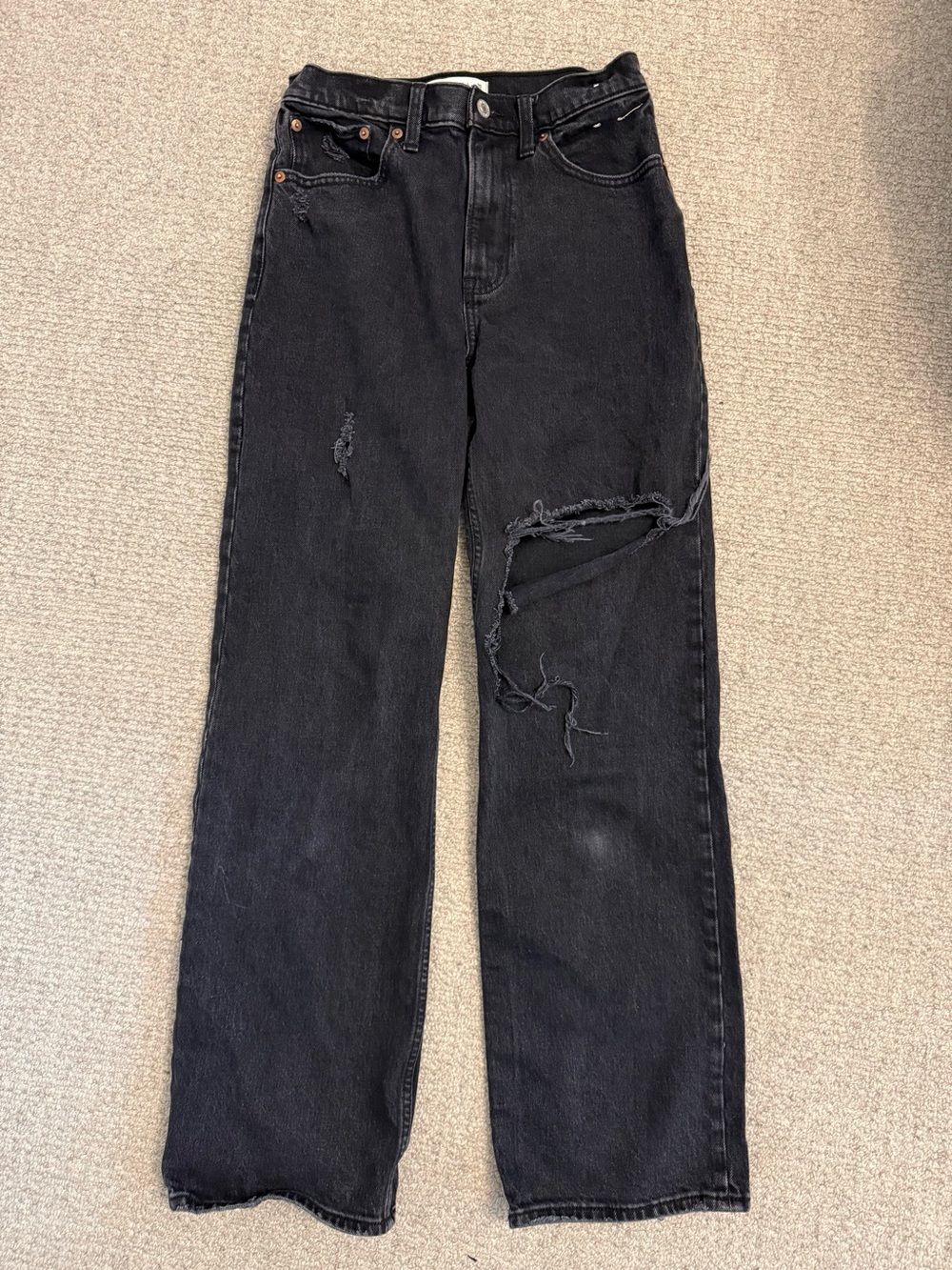 Abercrombie & Fitch Black 90’s Relaxed Jeans